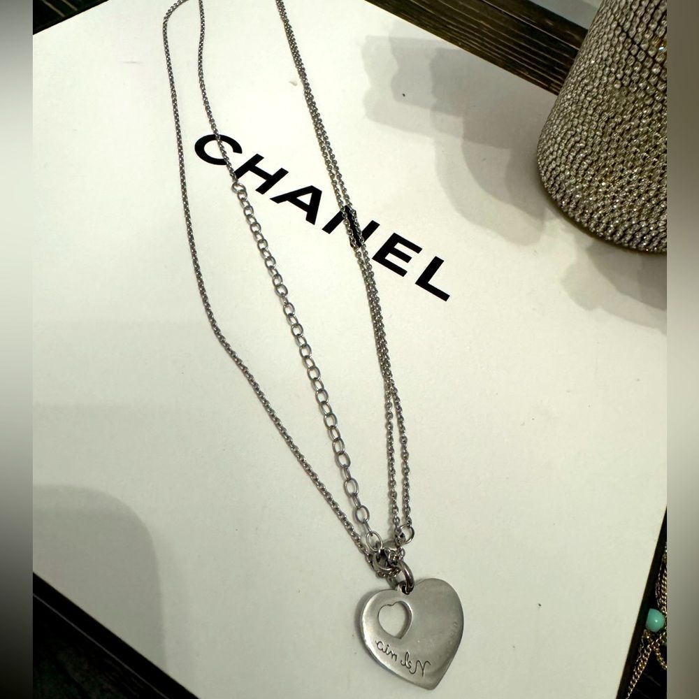 Marlù Women necklace with heart pendant Made in Italy Long Chain